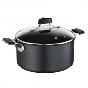 Casseruola con coperchio due manici antiaderente Lagostina Tempra cm.24 Casseruola con coperchio due manici antiaderente Lagostina Tempra cm.24